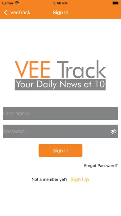 Скриншоты VeeTrack